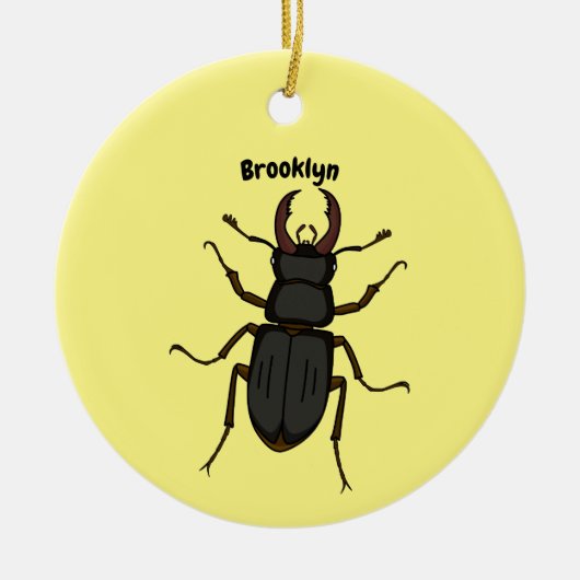 Schildering van keverinsecten keramisch ornament (Voorkant)