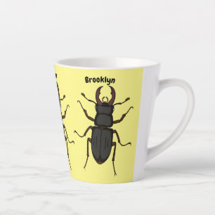 Schildering van keverinsecten latte mok