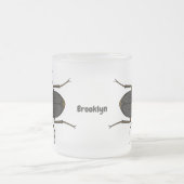 Schildering van keverinsecten matglas koffiemok (Center)