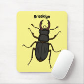 Schildering van keverinsecten muismat (Met muis)