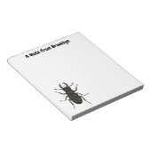 Schildering van keverinsecten notitieblok (Schuin)
