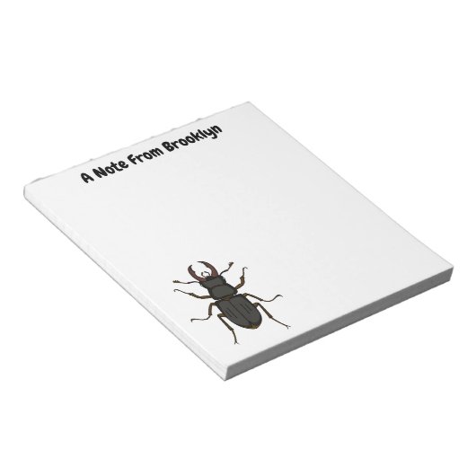 Schildering van keverinsecten notitieblok (Schuin)