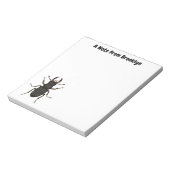 Schildering van keverinsecten notitieblok (Linkerzijde)