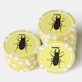 Schildering van keverinsecten poker chips (Opstapeling)