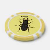 Schildering van keverinsecten poker chips (Enkel)