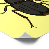 Schildering van keverinsecten poster (Hoek)