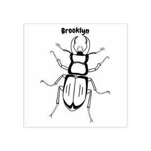 Schildering van keverinsecten rubberstempel