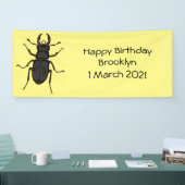 Schildering van keverinsecten spandoek (Beurs)