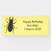 Schildering van keverinsecten spandoek (Horizontaal)