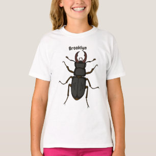 Schildering van keverinsecten t-shirt