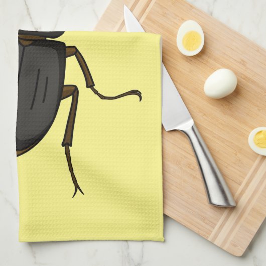 Schildering van keverinsecten theedoek (Quarter Fold)