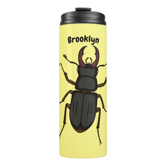 Schildering van keverinsecten thermosbeker (Voorkant)