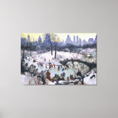 schilderingen in het centrale park canvas afdruk (Voorkant)