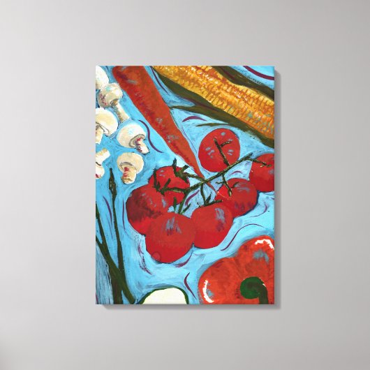 schilderingen van groenten, vers canvas afdruk (Voorkant)