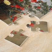 schilderkant van een kas (bloemen) legpuzzel (Zijkant)