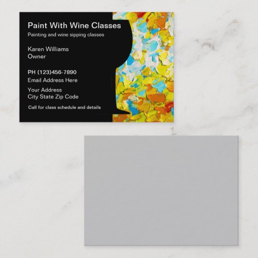 Schilderklassen en oogstklassen visitekaartje (Voorkant / Achterkant)