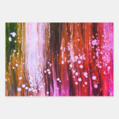 Schilderkleurcellen wissen Abstract kunstlicht roz Inpakpapier Vel (Voorkant 3)