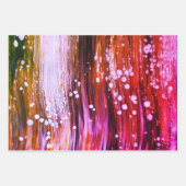 Schilderkleurcellen wissen Abstract kunstlicht roz Inpakpapier Vel (Voorkant)