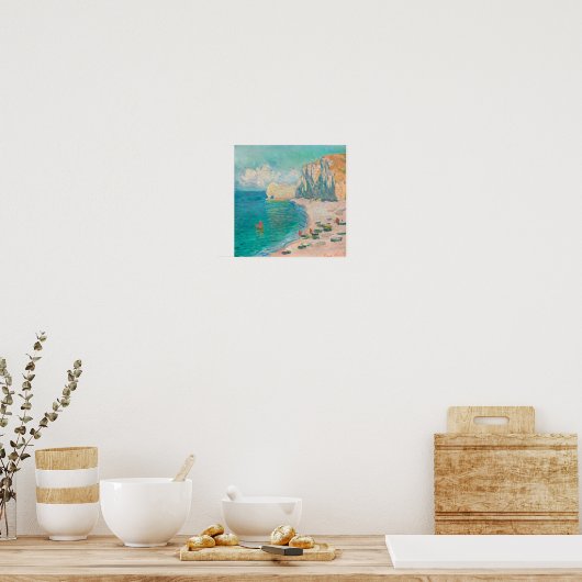  schilderkunst aan zee (strand esthetisch) poster (Keuken)