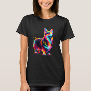 Schilderkunst Pembroke Welsh Corgi Corgis T-shirt