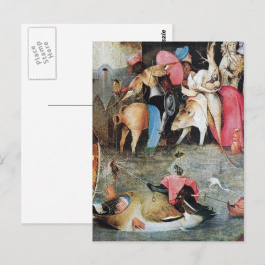 Schilderkunst van Hieronymus Bosch Briefkaart (Voorkant / Achterkant)