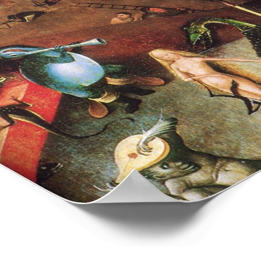 Schilderkunst van Hieronymus Bosch Poster (Hoek)