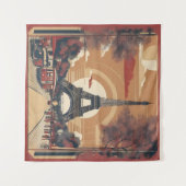 schilderkunst van Parijs Wandkleed (Voorkant (horizontaal))
