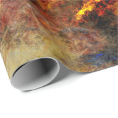 Schilderlijnfractale wiskunde canvas cadeaupapier (Rol Hoek)