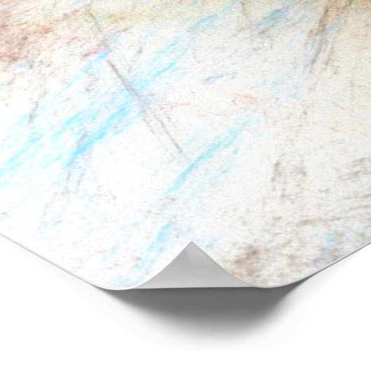 Schilderlijnfractale wiskunde canvas poster (Hoek)