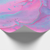 Schildermix voor babyblauw en roze pastel cadeaupapier (Hoek)
