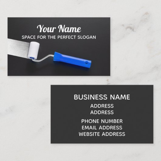 Schilderontwerp Visitekaartje (Voorkant / Achterkant)