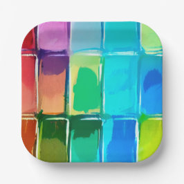 Schilderpalet Papieren Bordje