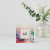 Schilderpalet Vierkante Visitekaartje (Staand voorkant)