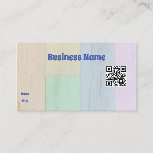 Schilderpanelen Visitekaartje (Voorkant)