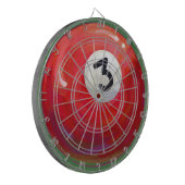 Schilderpatroon met 3 poolbalken dartbord (Voorkant Links)