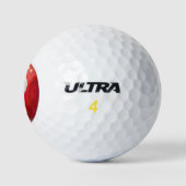 Schilderpatroon met 3 poolbalken golfballen (Logo)