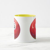 Schilderpatroon met 3 poolbalken mok (Midden)