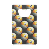 Schilderpatroon van 9 bakken creditkaart flessenopener (Achterkant)