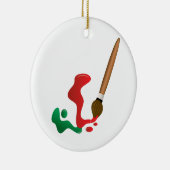 Schilderpenseel Keramisch Ornament (Rechts)