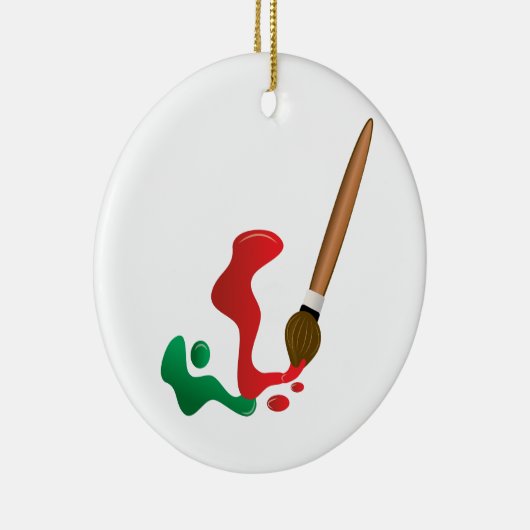 Schilderpenseel Keramisch Ornament (Rechts)