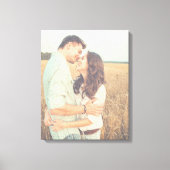 Schilderpenseelstreken Geschilderde bekledingsfoto Canvas Afdruk (Voorkant)