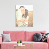 Schilderpenseelstreken Geschilderde bekledingsfoto Canvas Afdruk (Insitu (Woonkamer))