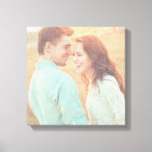 Schilderpenseelstreken Geschilderde bekledingsfoto Canvas Afdruk (Voorkant)