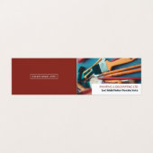 Schilderpenselen, Schilder & Decorator Foto Visitekaartje (Buitenkant ongevouwen)