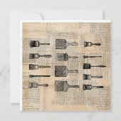 schilderpenselen Verfenseel Krantendruk Kaart (Achterkant)