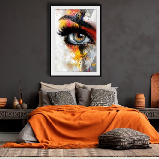 Schilderperceptie Glanzend Poster