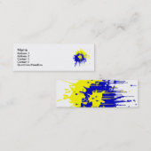 Schilderplaatprofielkaarten Mini Visitekaartje (Voorkant / Achterkant)