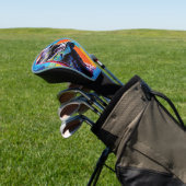 Schilderportret van een Tyrannosaurus rex | T-Rex Golfheadcover (Insitu)