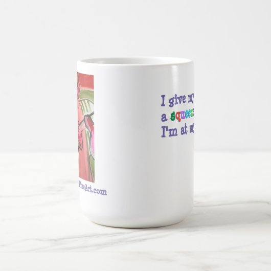 Schilders: Creëer je eigen mok met mijn pakkende w (Center)