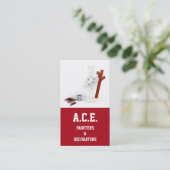 Schilders en Decorators Visitekaartje (Staand voorkant)